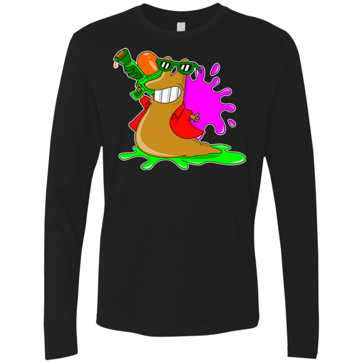 T-Shirts Black / Small Splash party Men's Premium Long Sleeve