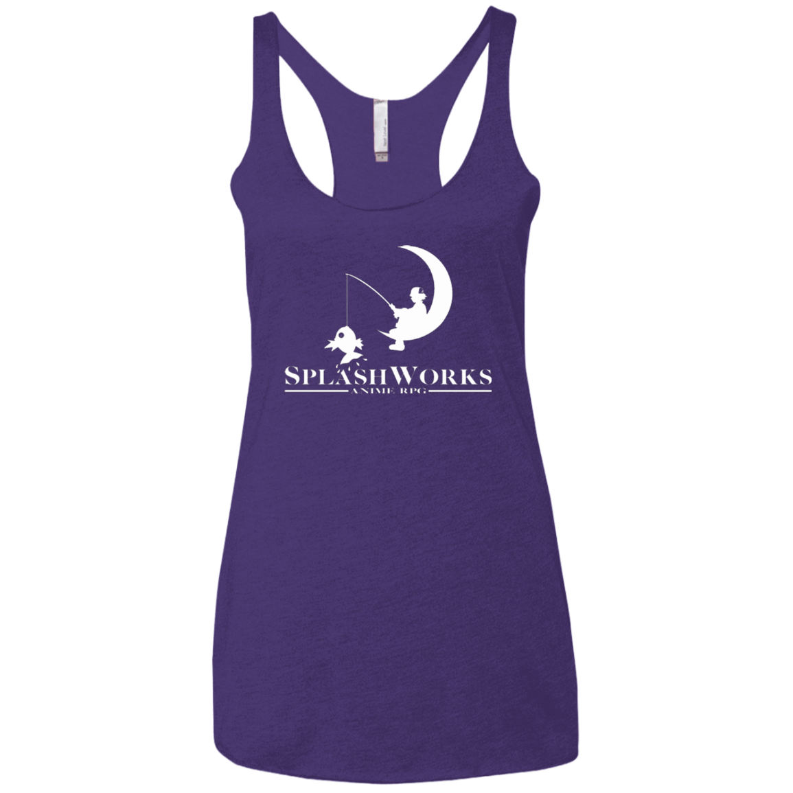 T-Shirts Purple / X-Small Splash Works Women's Triblend Racerback Tank