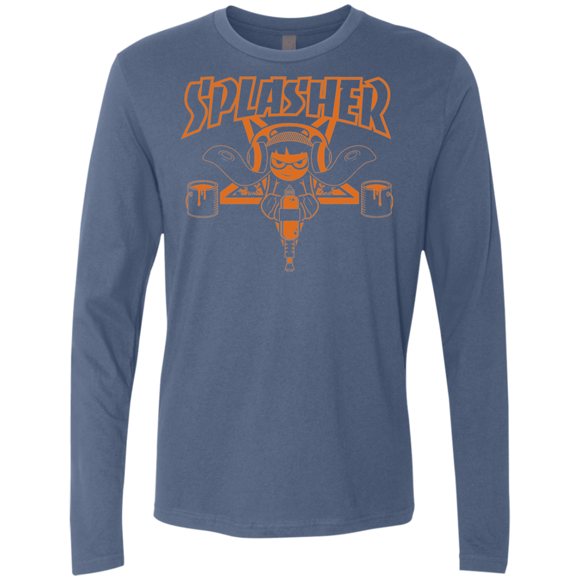 T-Shirts Indigo / S SPLASHER Men's Premium Long Sleeve