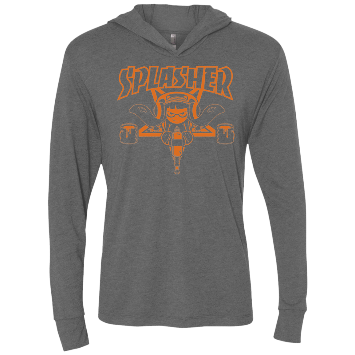 T-Shirts Premium Heather / X-Small SPLASHER Triblend Long Sleeve Hoodie Tee