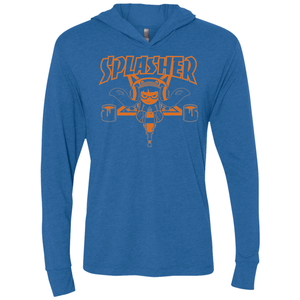 T-Shirts Vintage Royal / X-Small SPLASHER Triblend Long Sleeve Hoodie Tee