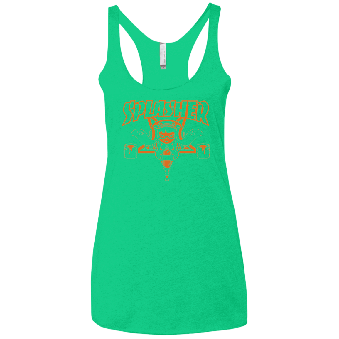 T-Shirts Envy / X-Small SPLASHER Women's Triblend Racerback Tank