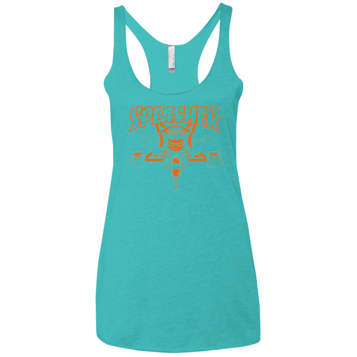 T-Shirts Tahiti Blue / X-Small SPLASHER Women's Triblend Racerback Tank