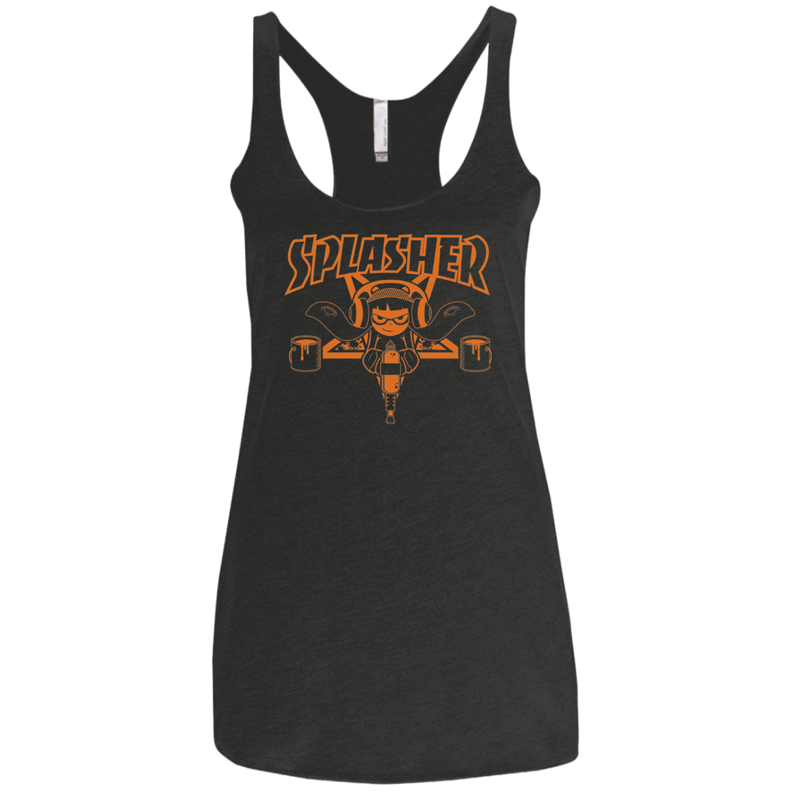 T-Shirts Vintage Black / X-Small SPLASHER Women's Triblend Racerback Tank