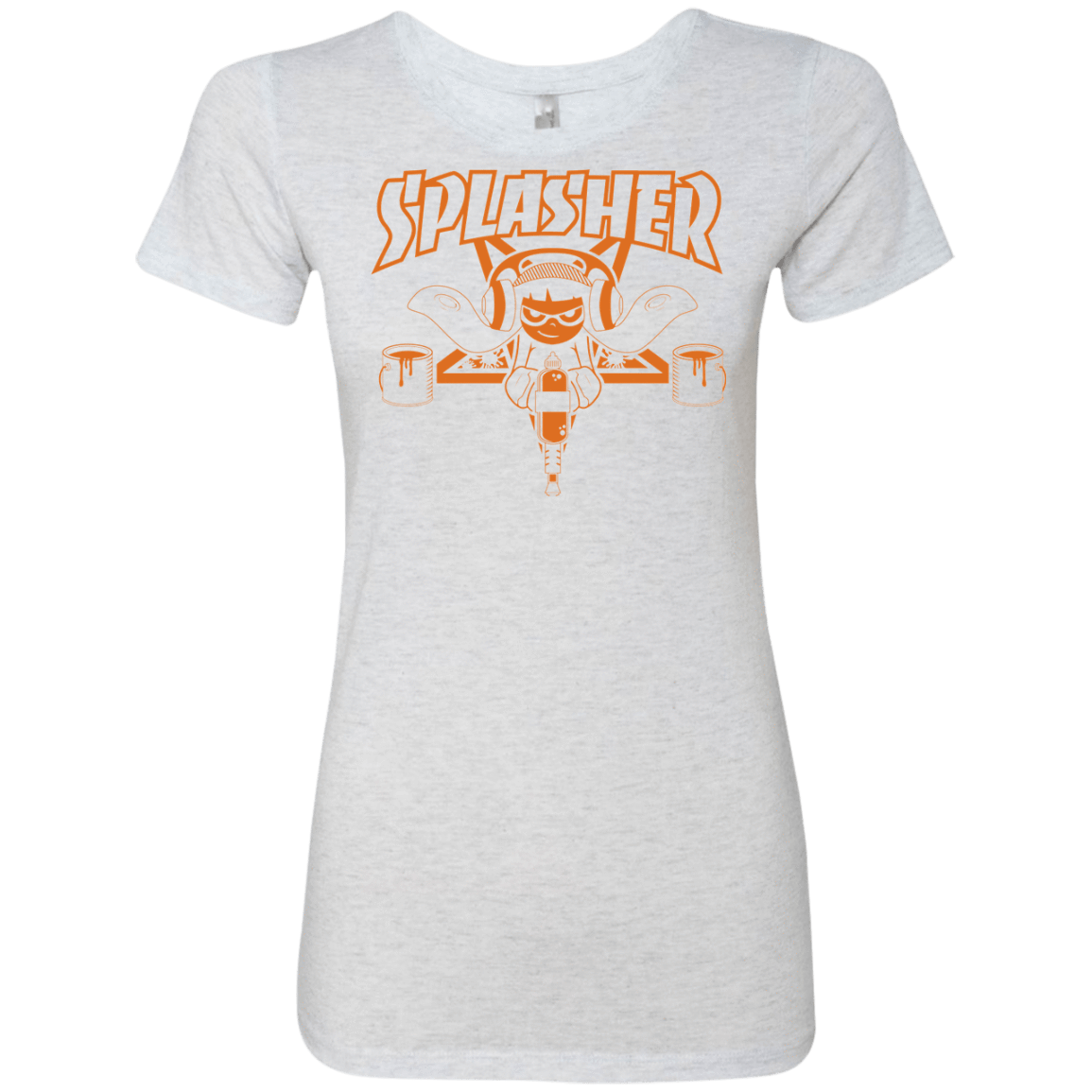 T-Shirts Heather White / S SPLASHER Women's Triblend T-Shirt