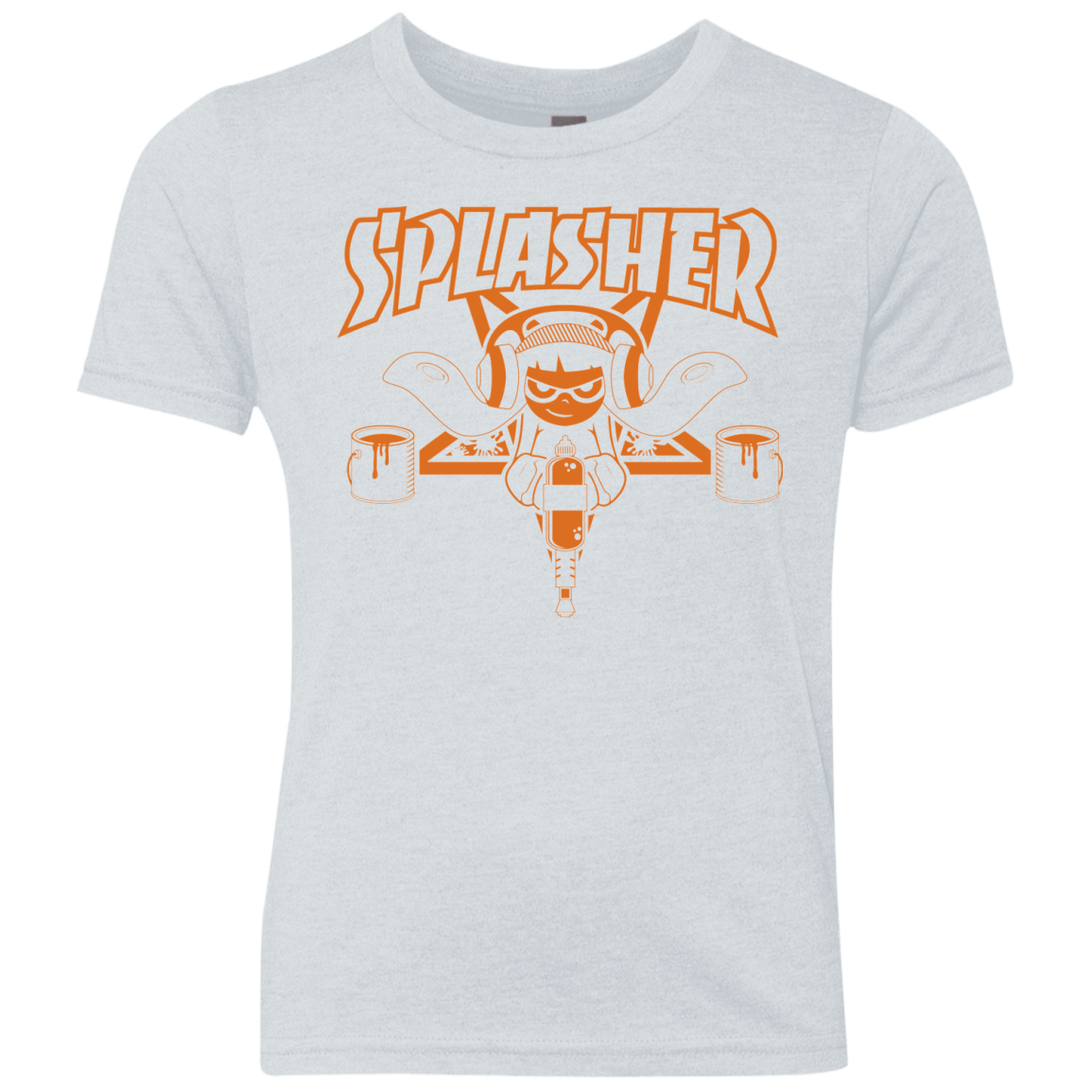 T-Shirts Heather White / YXS SPLASHER Youth Triblend T-Shirt