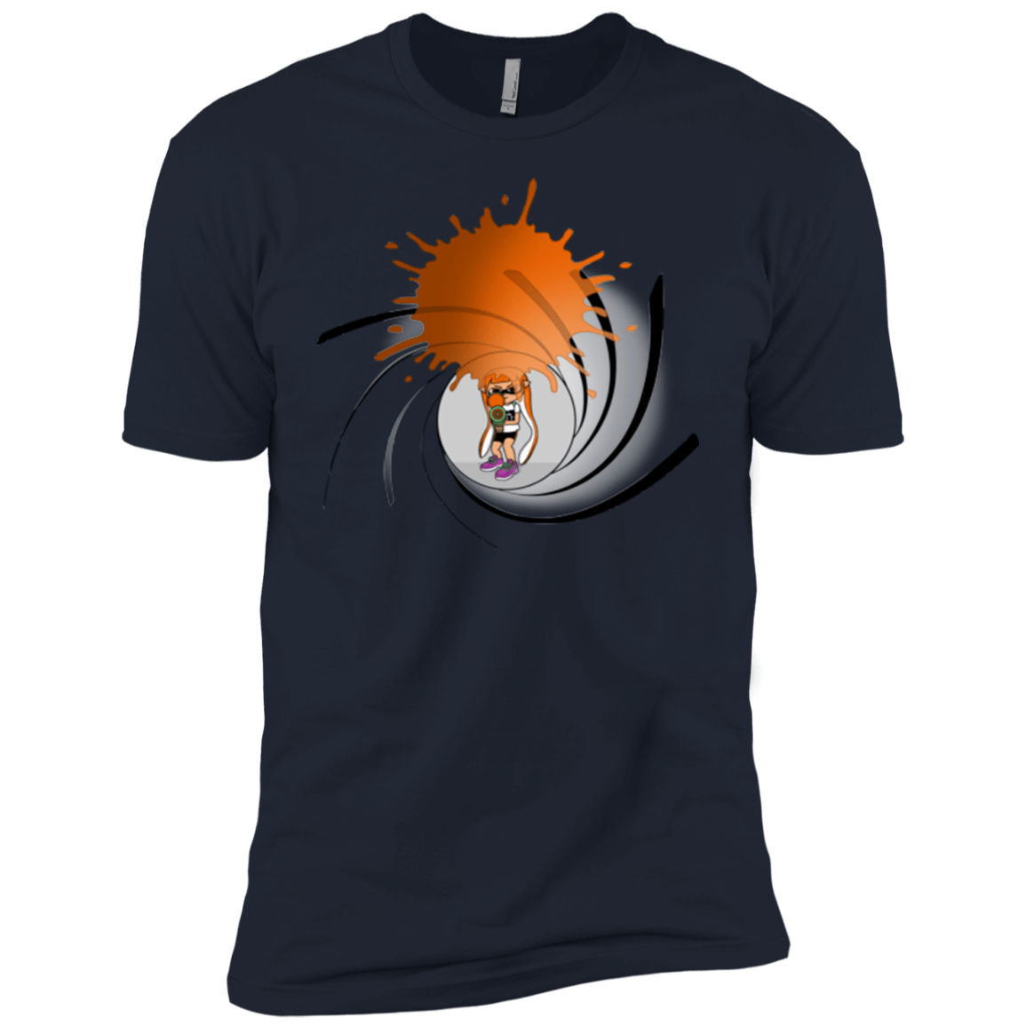 T-Shirts Midnight Navy / YXS Splat 007 Boys Premium T-Shirt