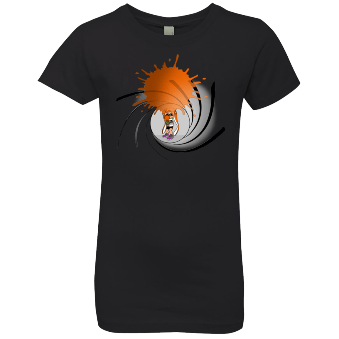 T-Shirts Black / YXS Splat 007 Girls Premium T-Shirt