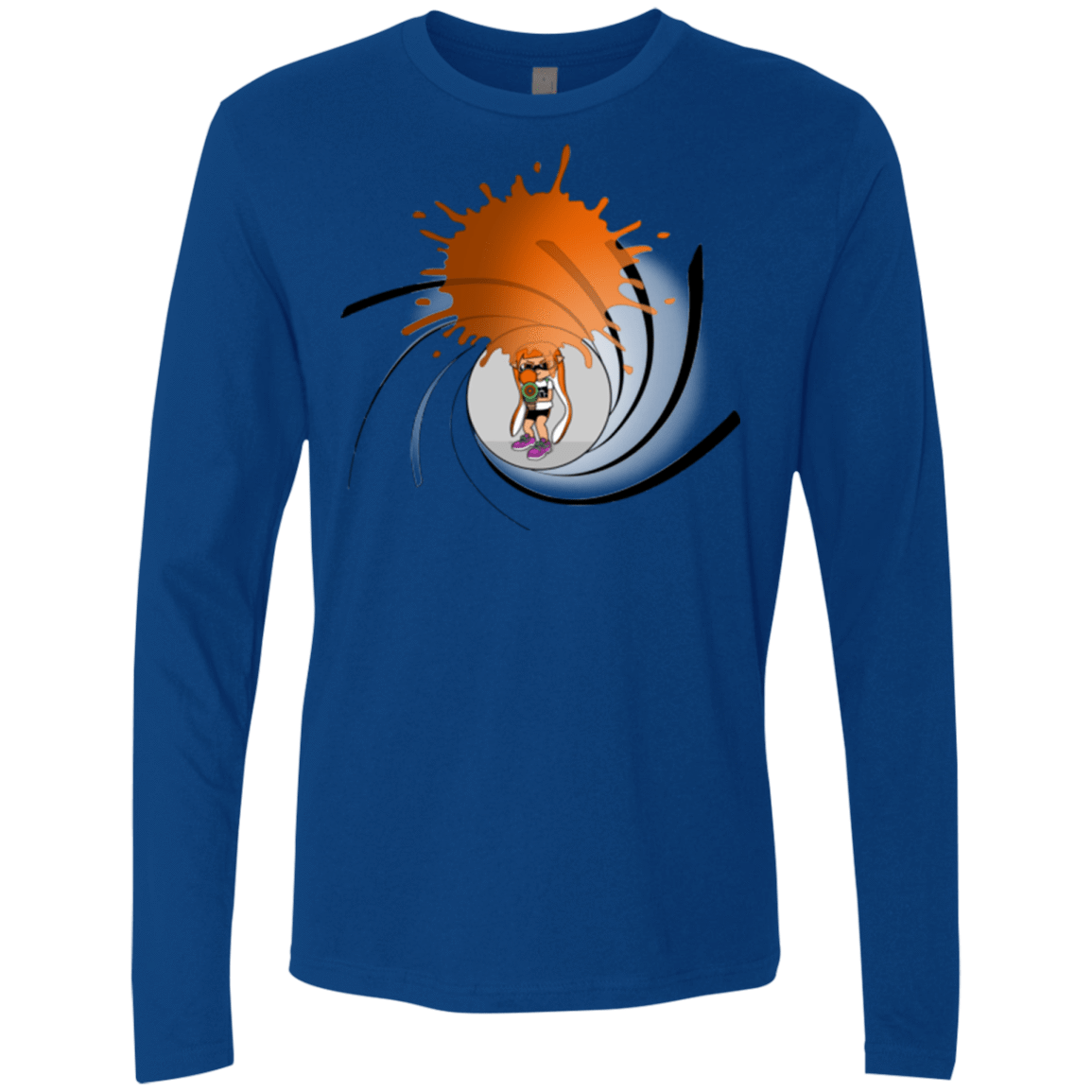 T-Shirts Royal / Small Splat 007 Men's Premium Long Sleeve