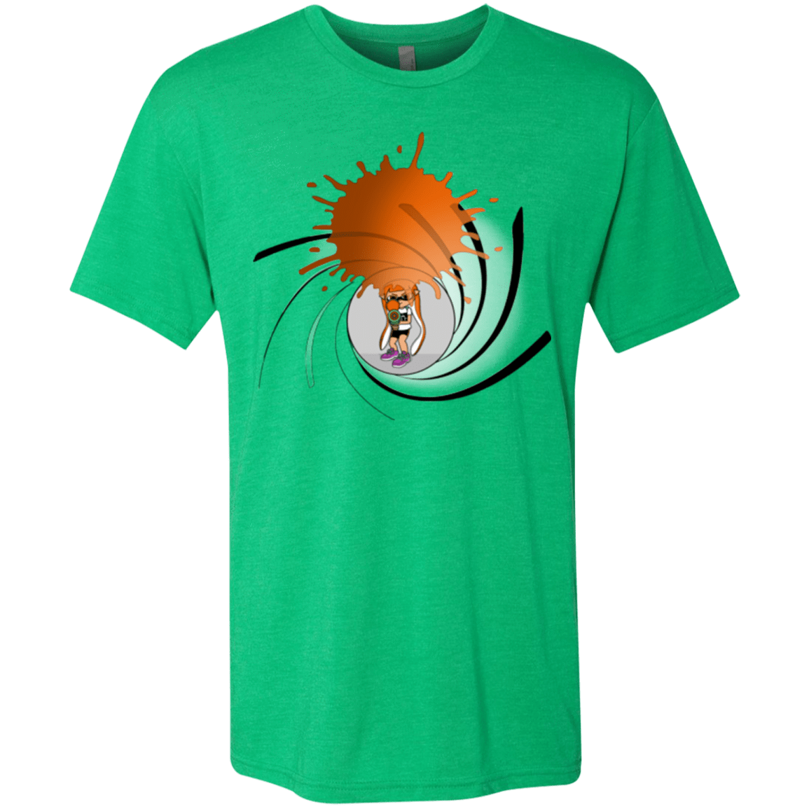 T-Shirts Envy / Small Splat 007 Men's Triblend T-Shirt