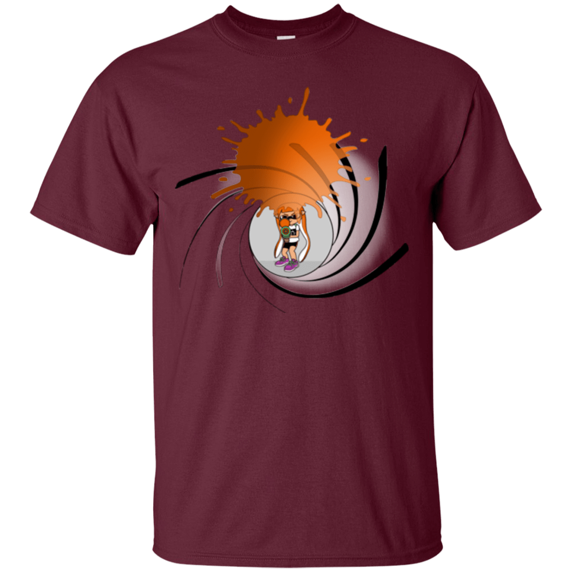 T-Shirts Maroon / Small Splat 007 T-Shirt