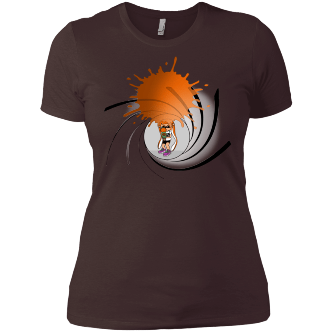 T-Shirts Dark Chocolate / X-Small Splat 007 Women's Premium T-Shirt