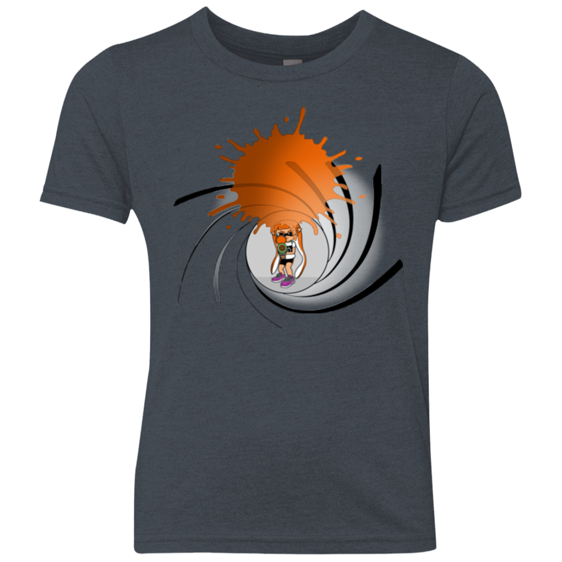 T-Shirts Vintage Navy / YXS Splat 007 Youth Triblend T-Shirt