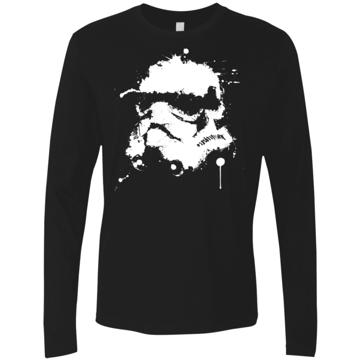T-Shirts Black / Small Splatted Helmet Men's Premium Long Sleeve