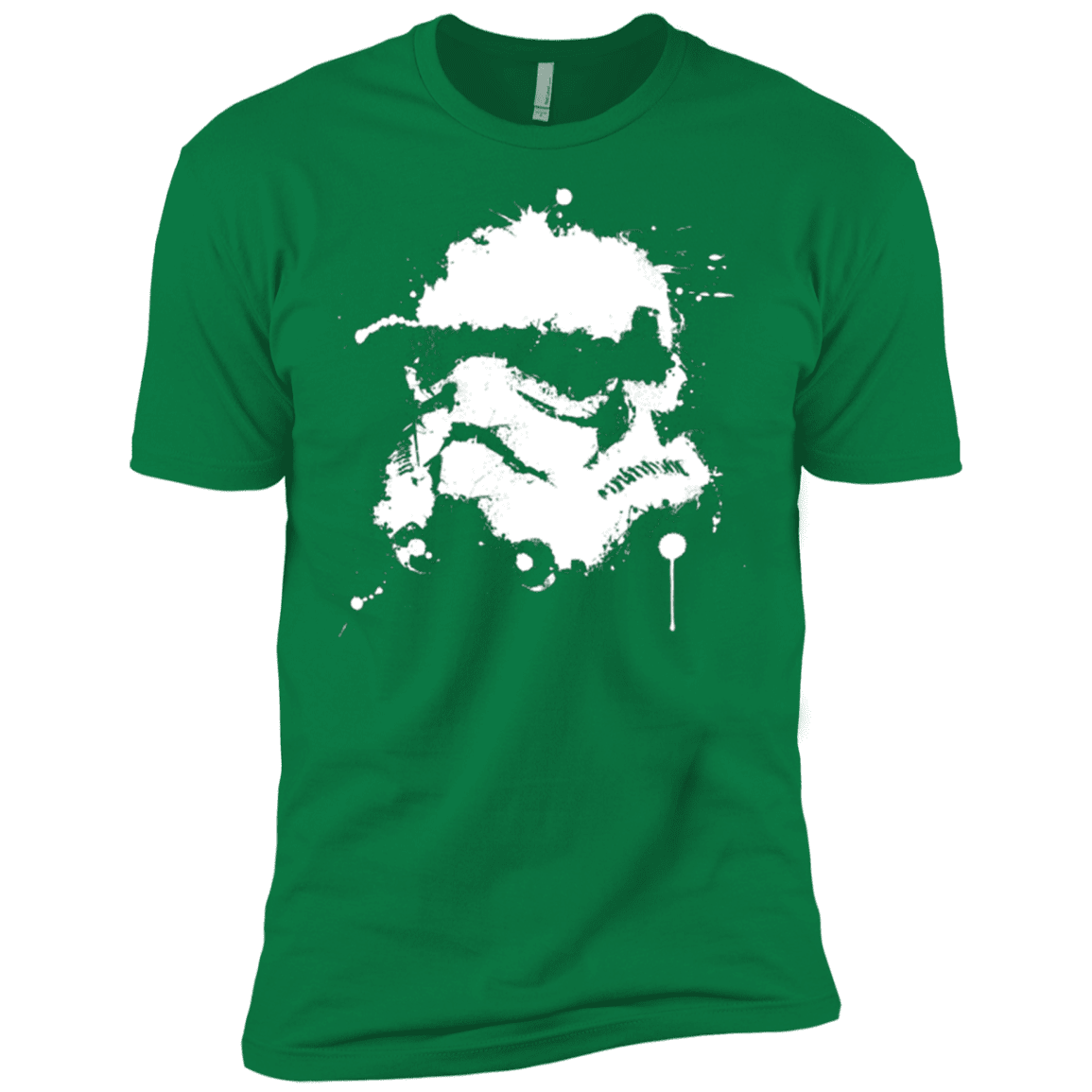 T-Shirts Kelly Green / X-Small Splatted Helmet Men's Premium T-Shirt