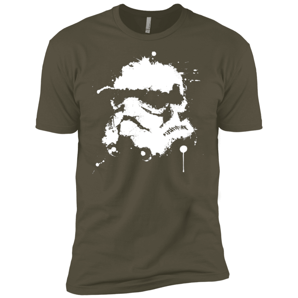 T-Shirts Military Green / X-Small Splatted Helmet Men's Premium T-Shirt