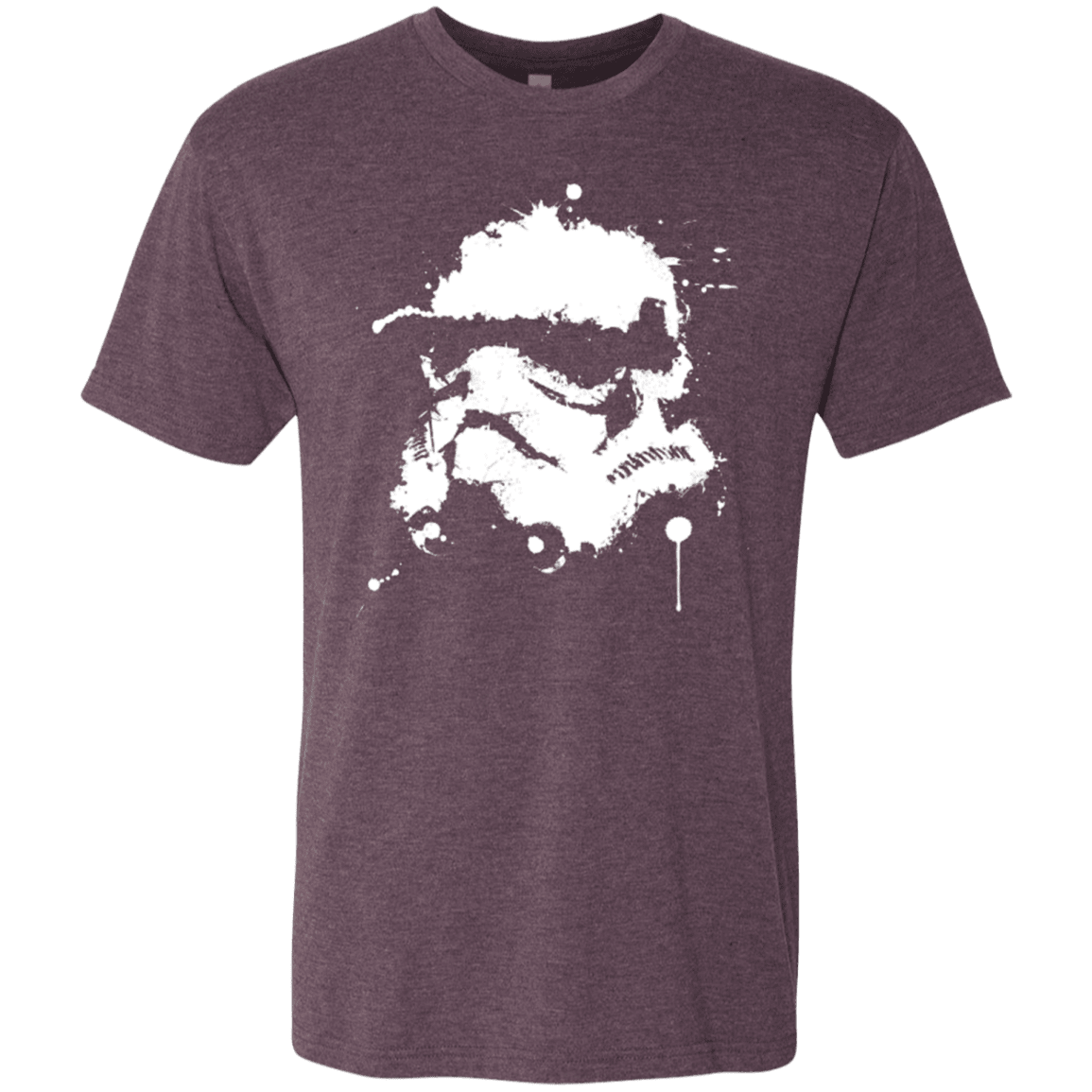 T-Shirts Vintage Purple / Small Splatted Helmet Men's Triblend T-Shirt