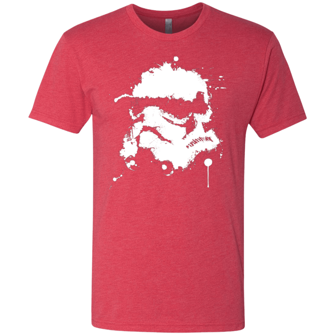 T-Shirts Vintage Red / Small Splatted Helmet Men's Triblend T-Shirt