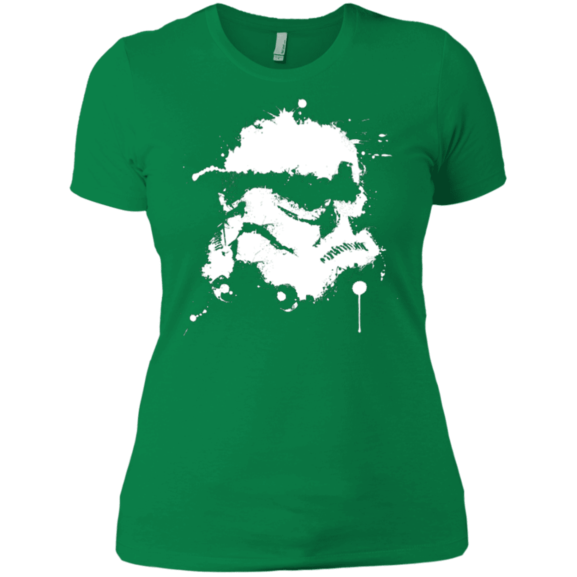 T-Shirts Kelly Green / X-Small Splatted Helmet Women's Premium T-Shirt