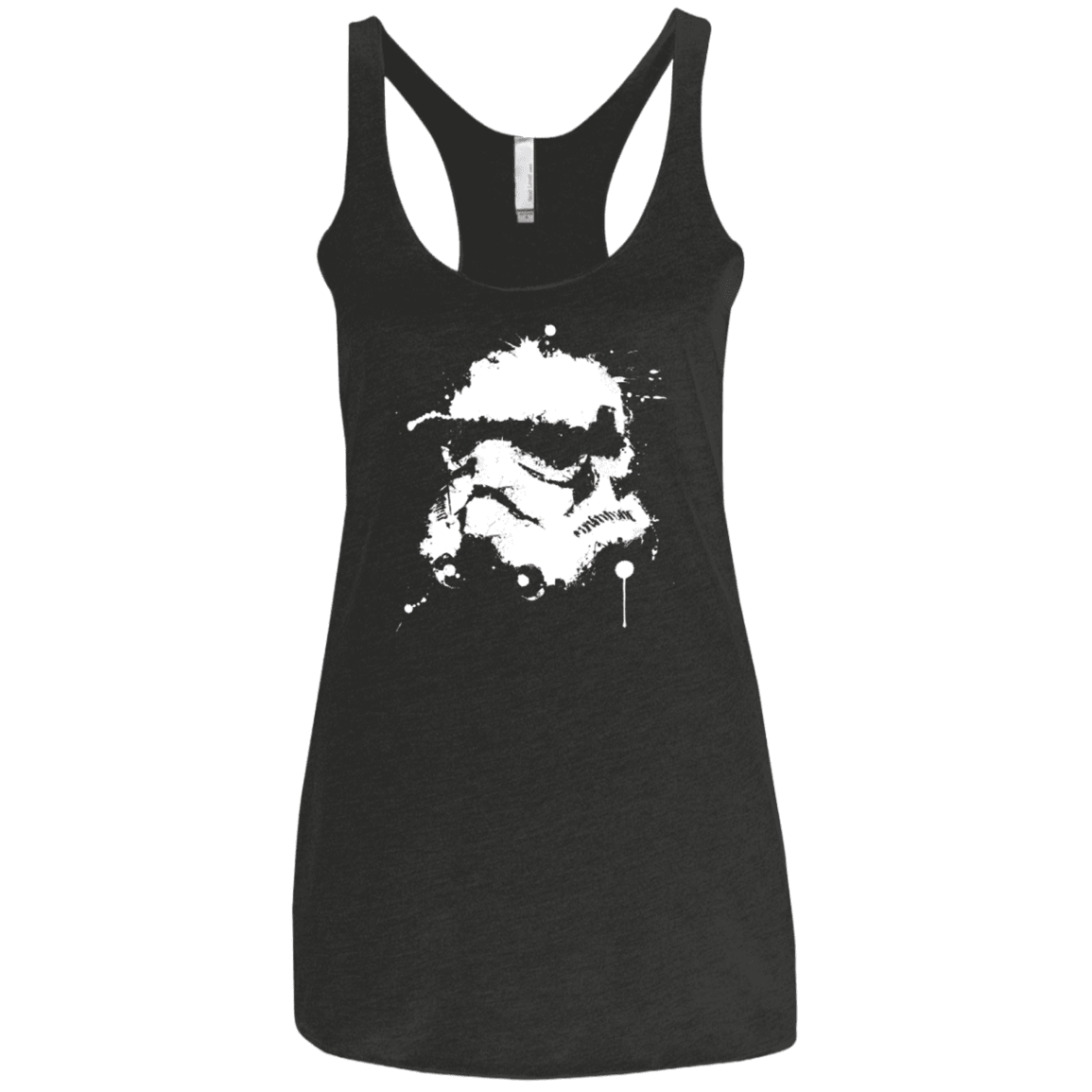 T-Shirts Vintage Black / X-Small Splatted Helmet Women's Triblend Racerback Tank