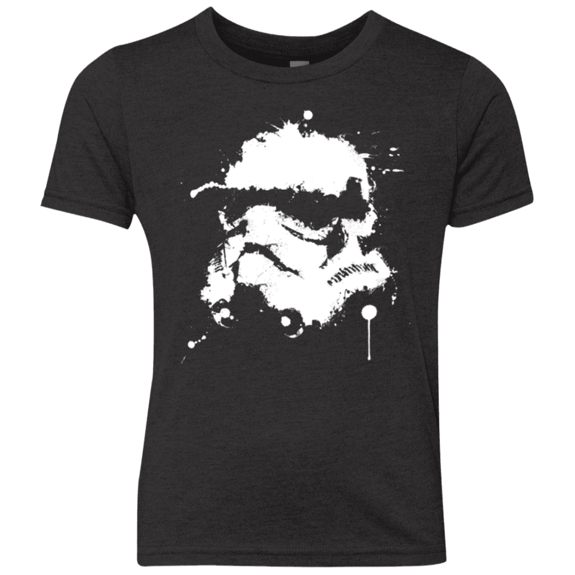 T-Shirts Vintage Black / YXS Splatted Helmet Youth Triblend T-Shirt