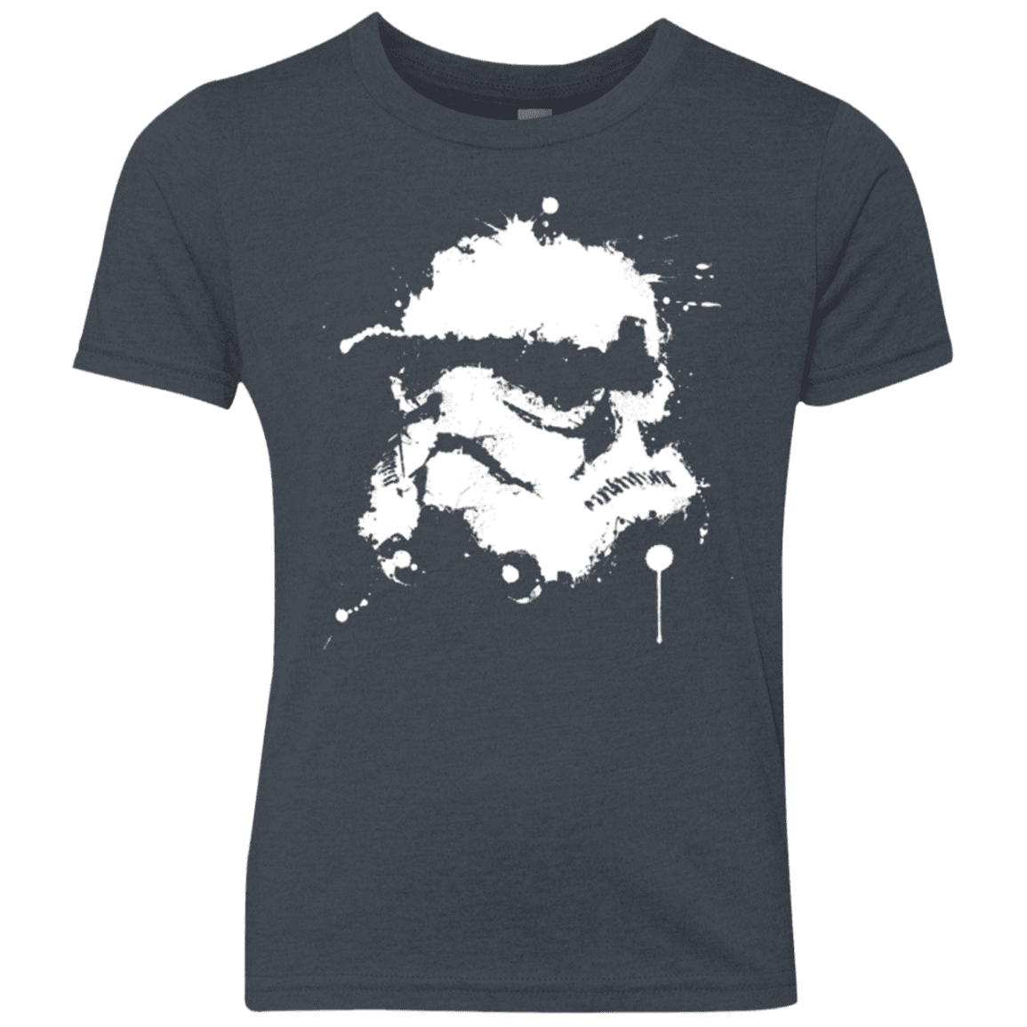 T-Shirts Vintage Navy / YXS Splatted Helmet Youth Triblend T-Shirt