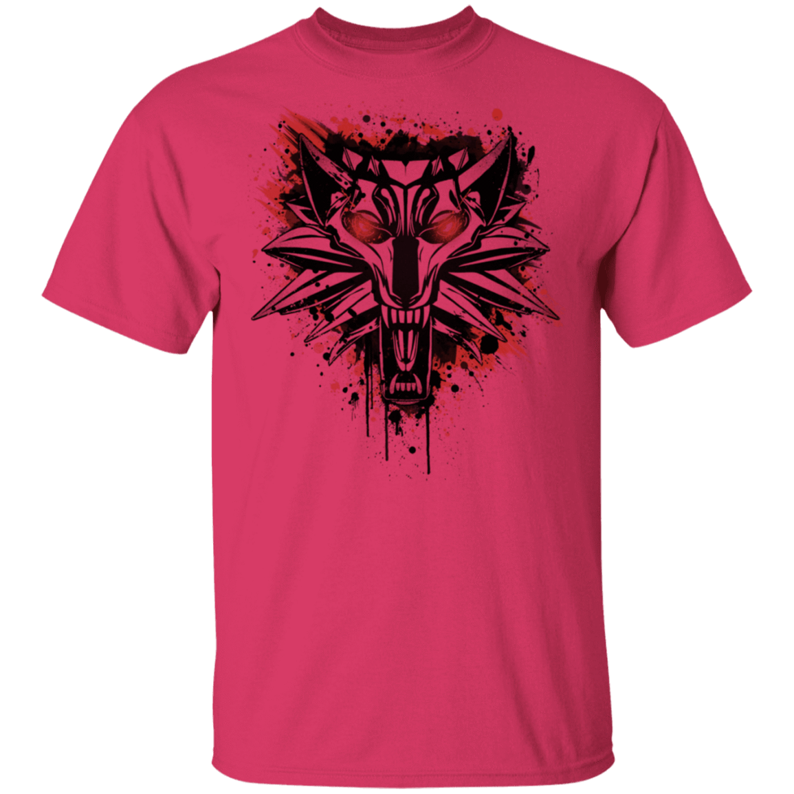 T-Shirts Heliconia / S Splatter White Wolf T-Shirt