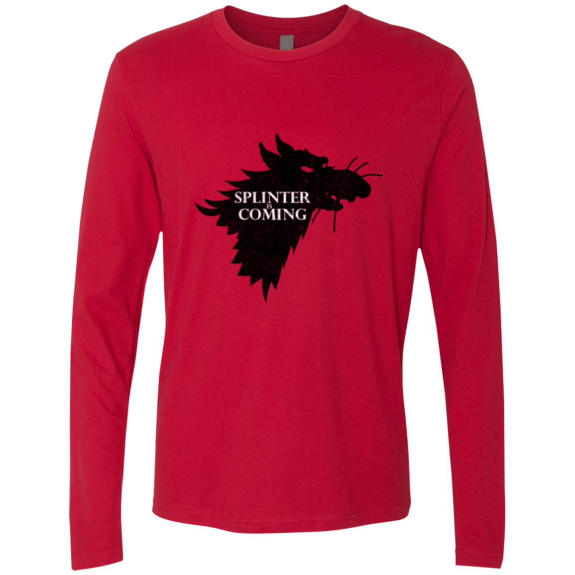 T-Shirts Red / Small Splinter is Coming Men's Premium Long Sleeve