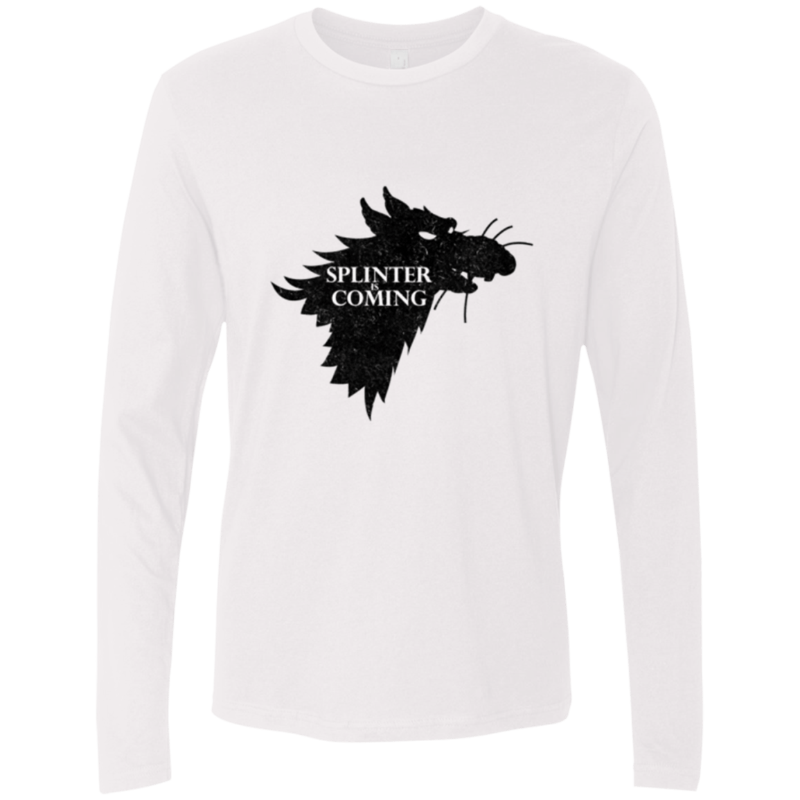 T-Shirts White / Small Splinter is Coming Men's Premium Long Sleeve