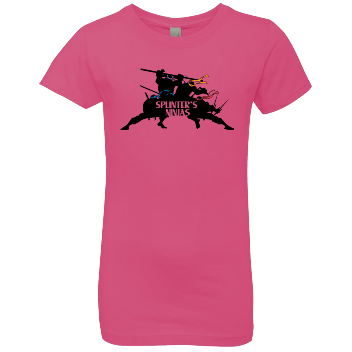 T-Shirts Hot Pink / YXS Splinters Ninjas Girls Premium T-Shirt