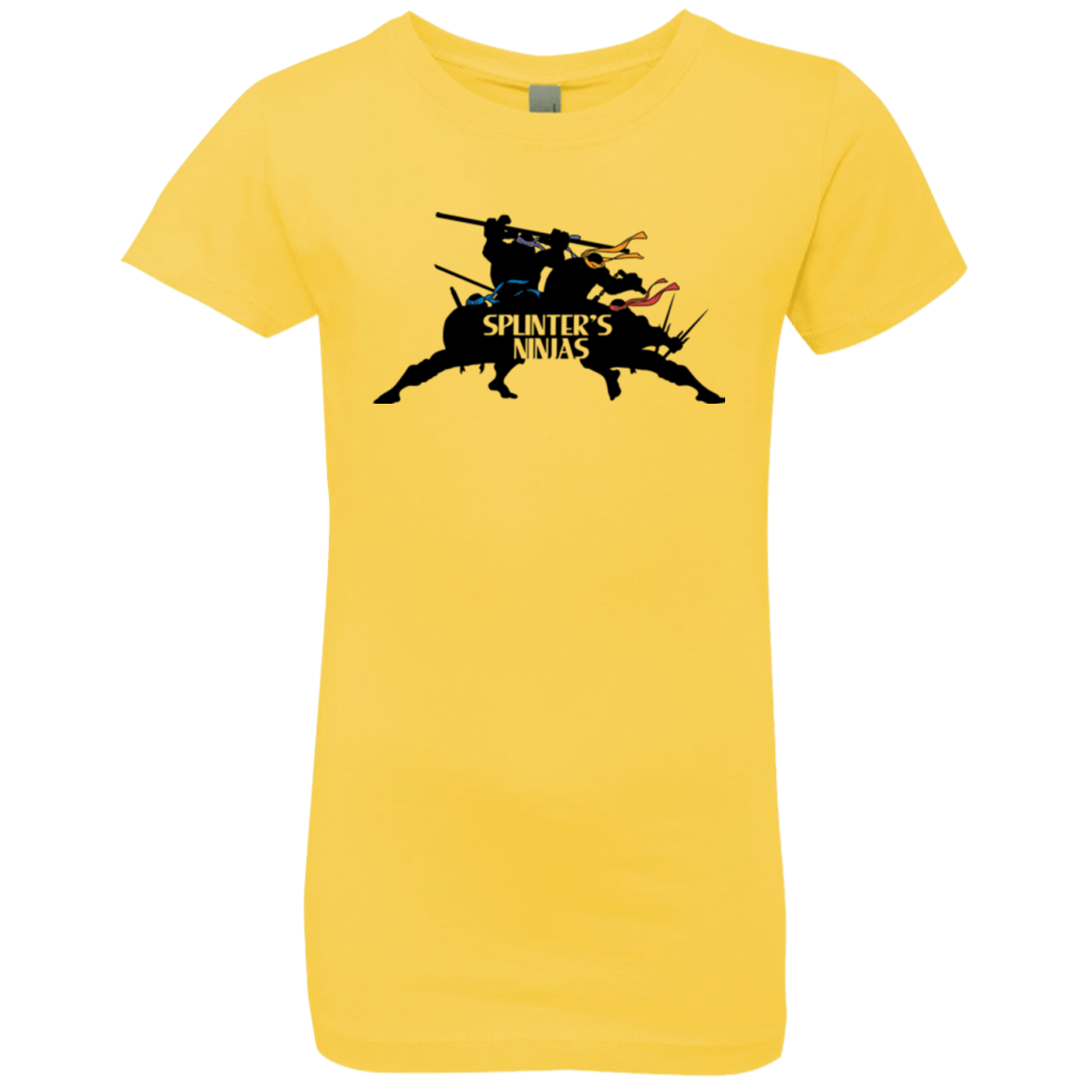 T-Shirts Vibrant Yellow / YXS Splinters Ninjas Girls Premium T-Shirt
