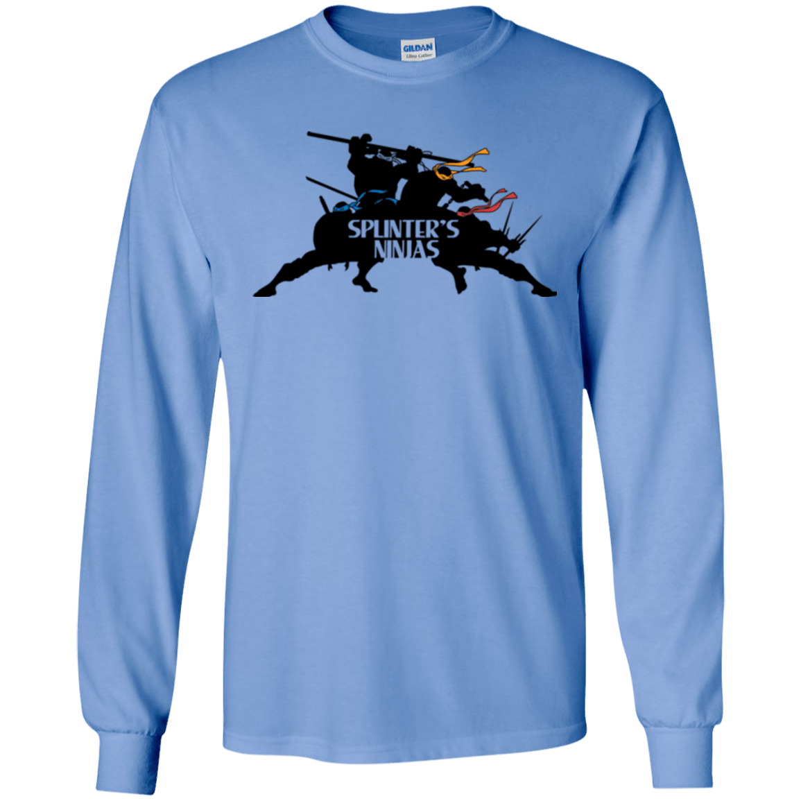 T-Shirts Carolina Blue / S Splinters Ninjas Men's Long Sleeve T-Shirt