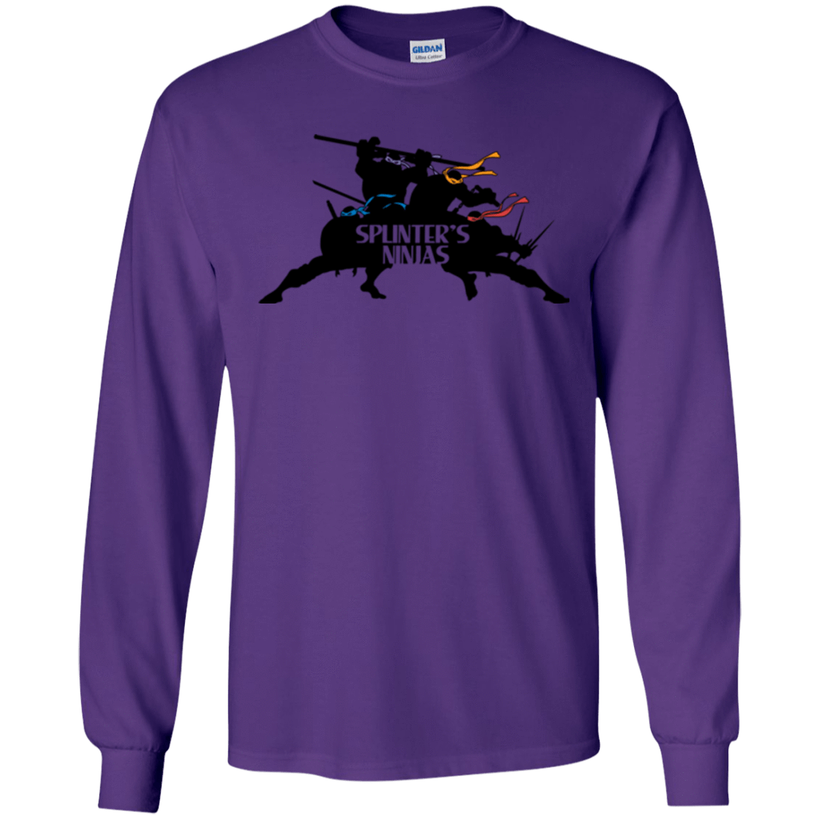 T-Shirts Purple / S Splinters Ninjas Men's Long Sleeve T-Shirt