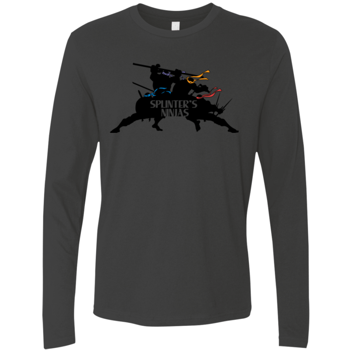 T-Shirts Heavy Metal / S Splinters Ninjas Men's Premium Long Sleeve