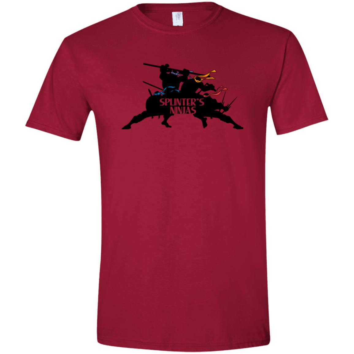 T-Shirts Cardinal Red / S Splinters Ninjas Men's Semi-Fitted Softstyle