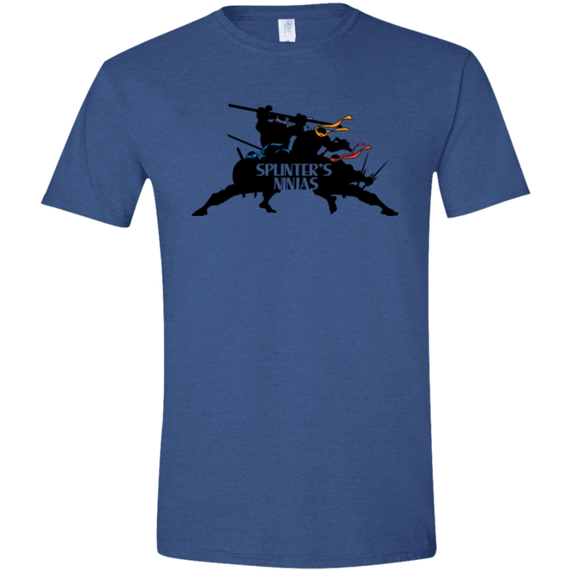 T-Shirts Heather Royal / X-Small Splinters Ninjas Men's Semi-Fitted Softstyle
