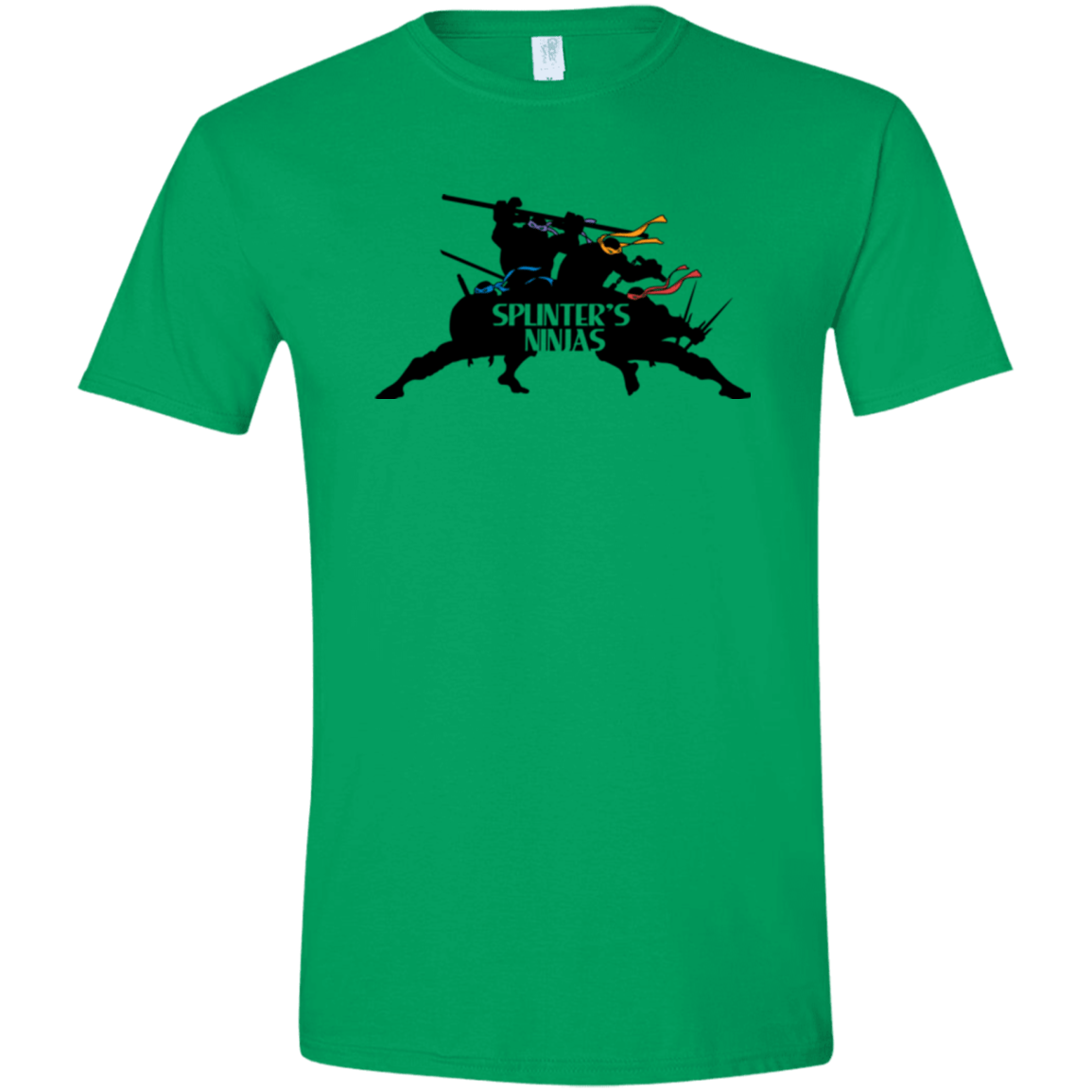 T-Shirts Irish Green / S Splinters Ninjas Men's Semi-Fitted Softstyle