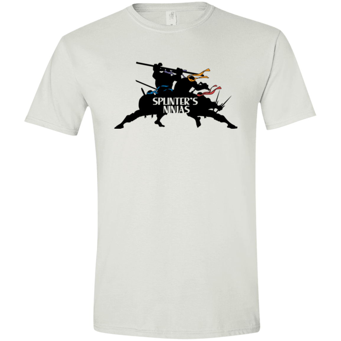 T-Shirts White / X-Small Splinters Ninjas Men's Semi-Fitted Softstyle