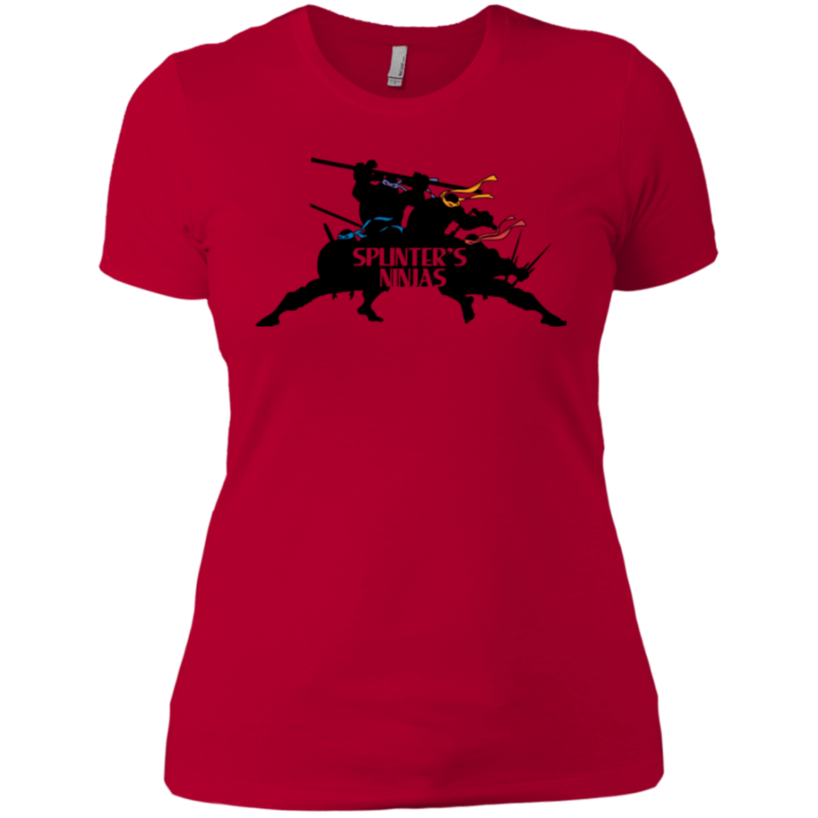 T-Shirts Red / X-Small Splinters Ninjas Women's Premium T-Shirt