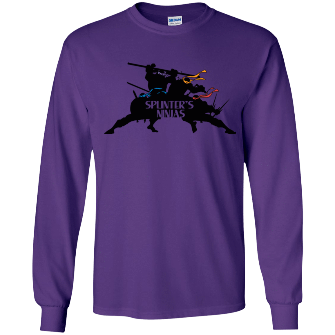T-Shirts Purple / YS Splinters Ninjas Youth Long Sleeve T-Shirt
