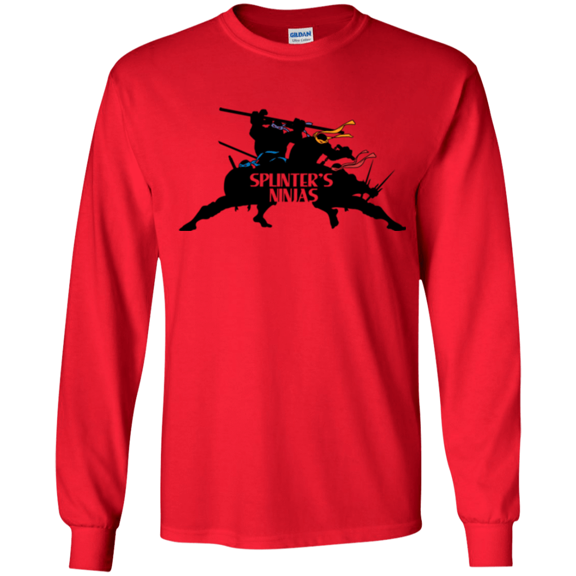 T-Shirts Red / YS Splinters Ninjas Youth Long Sleeve T-Shirt
