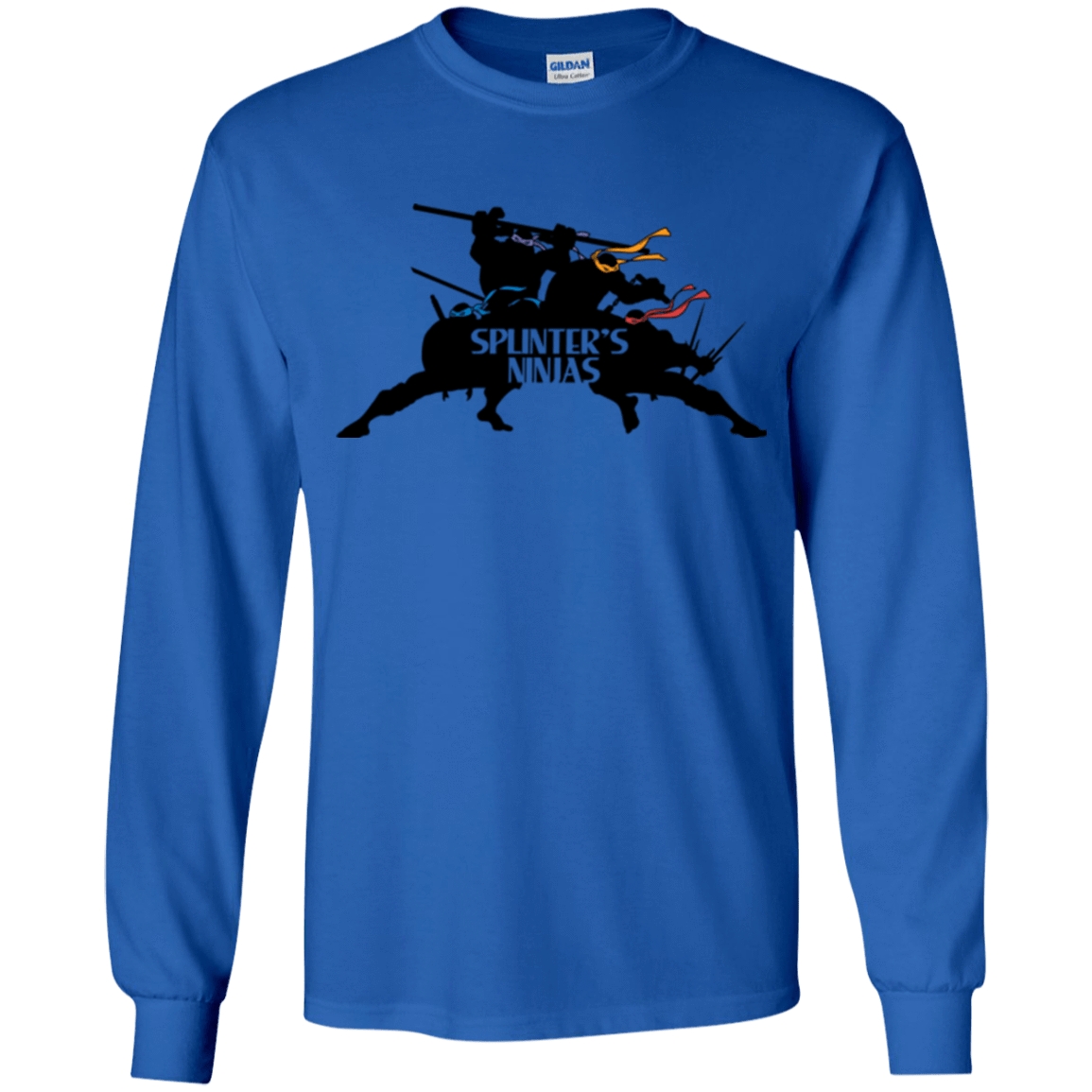T-Shirts Royal / YS Splinters Ninjas Youth Long Sleeve T-Shirt