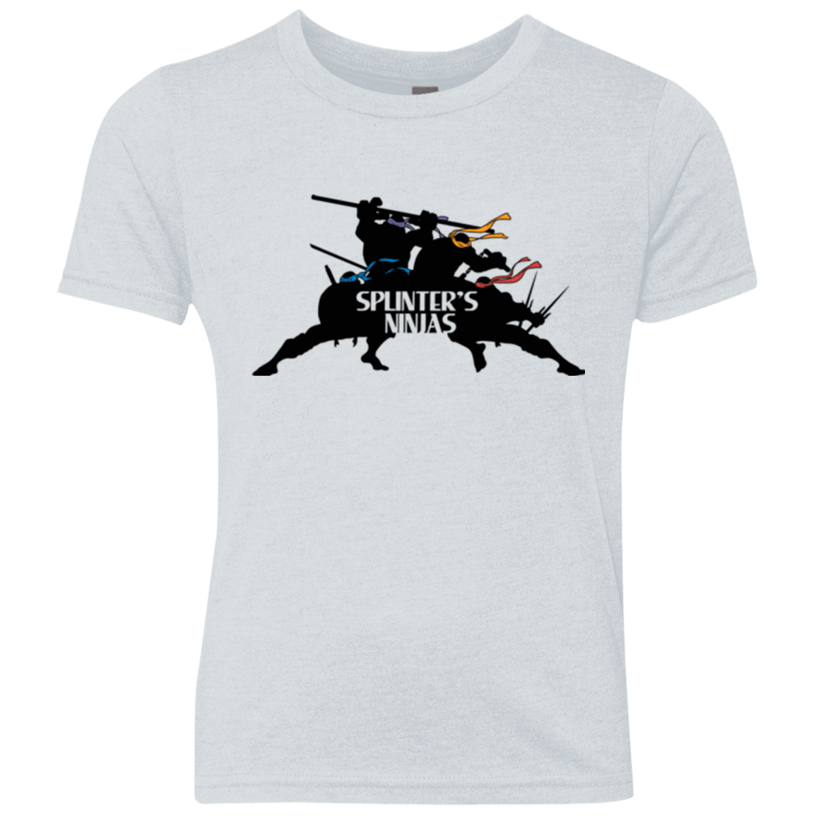 T-Shirts Heather White / YXS Splinters Ninjas Youth Triblend T-Shirt