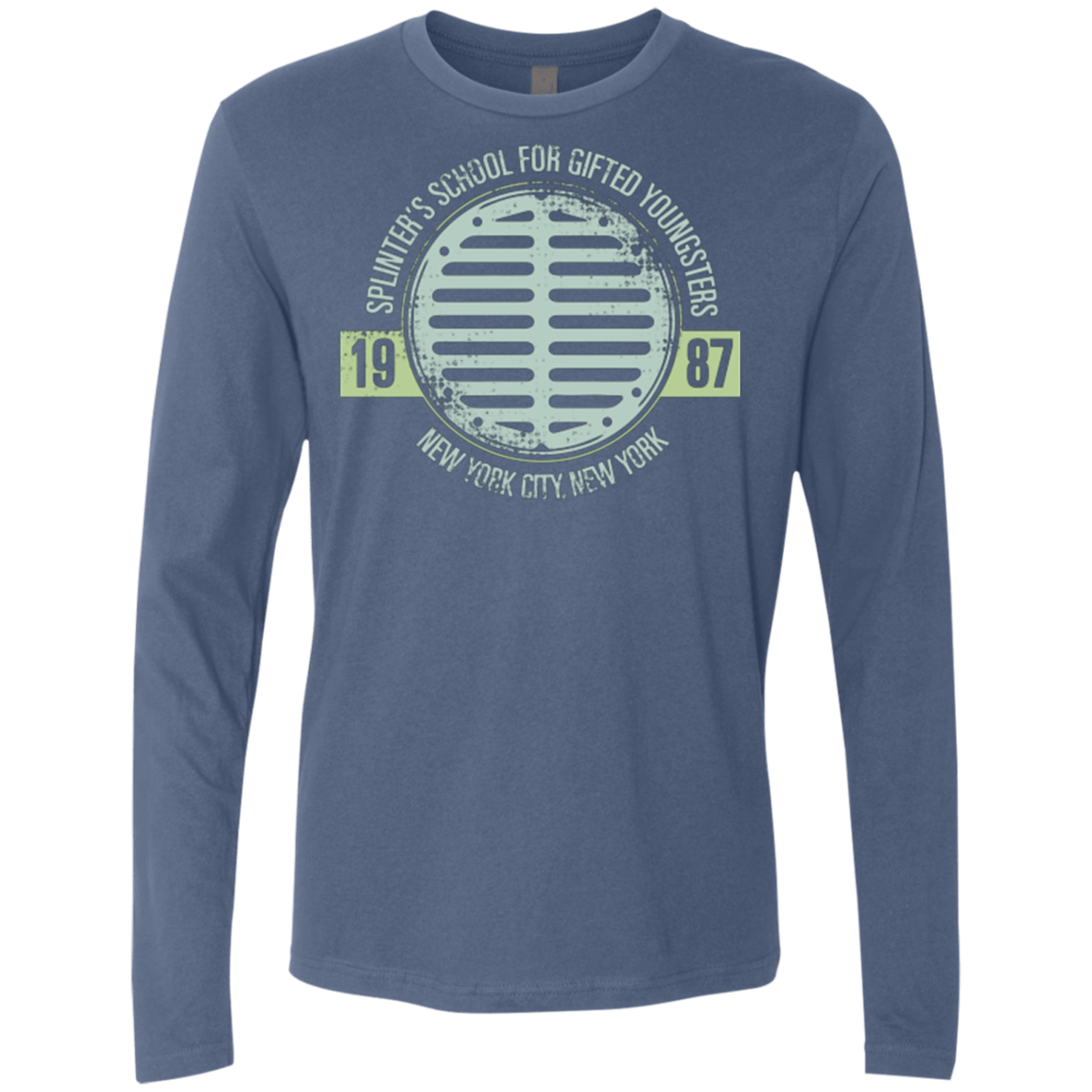 T-Shirts Indigo / Small Splinters School Men's Premium Long Sleeve