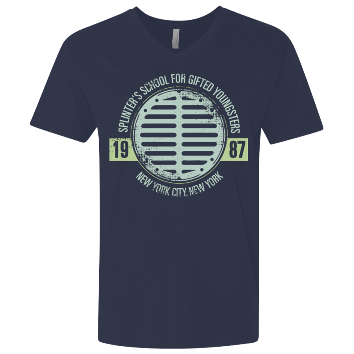 T-Shirts Midnight Navy / X-Small Splinters School Men's Premium V-Neck
