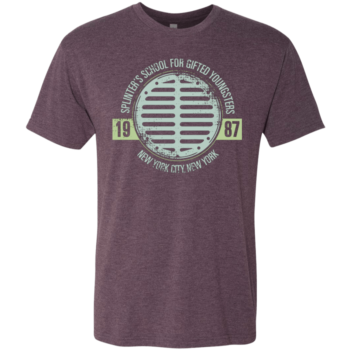 T-Shirts Vintage Purple / Small Splinters School Men's Triblend T-Shirt
