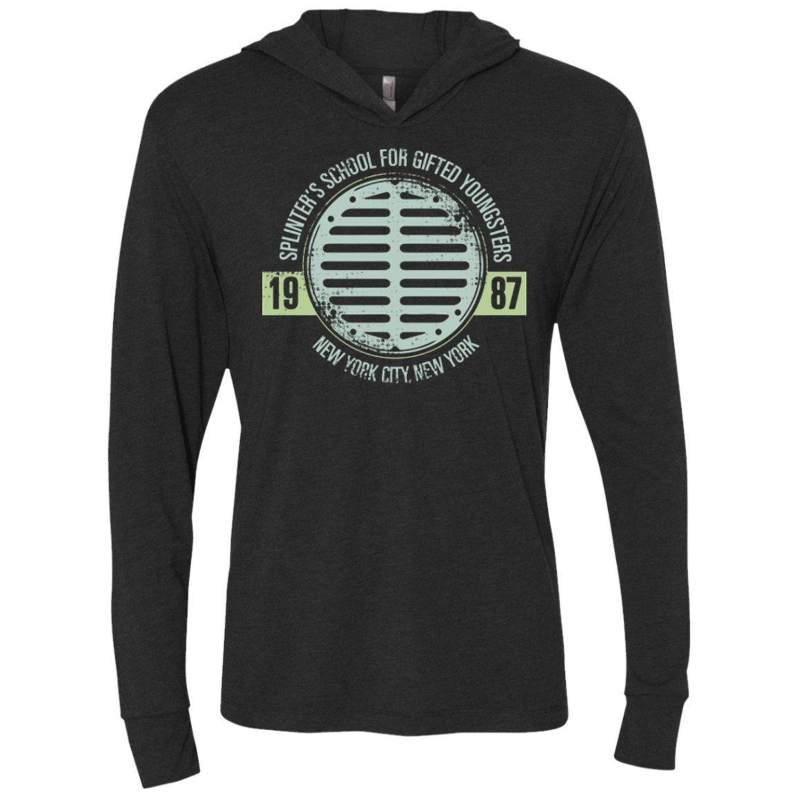 Splinters School Triblend Long Sleeve Hoodie Tee