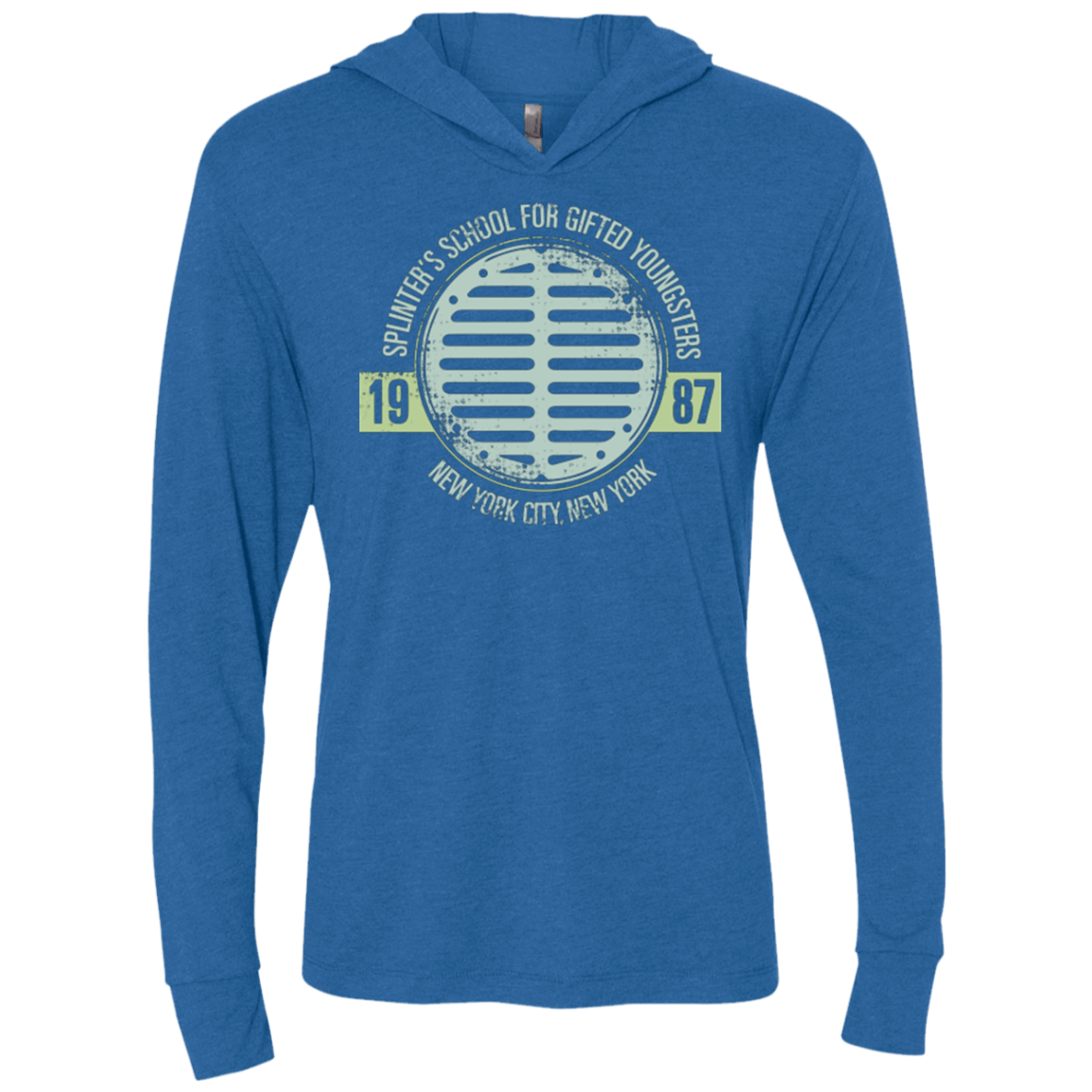 T-Shirts Vintage Royal / X-Small Splinters School Triblend Long Sleeve Hoodie Tee