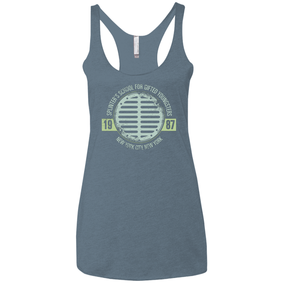 T-Shirts Indigo / X-Small Splinters School Women's Triblend Racerback Tank