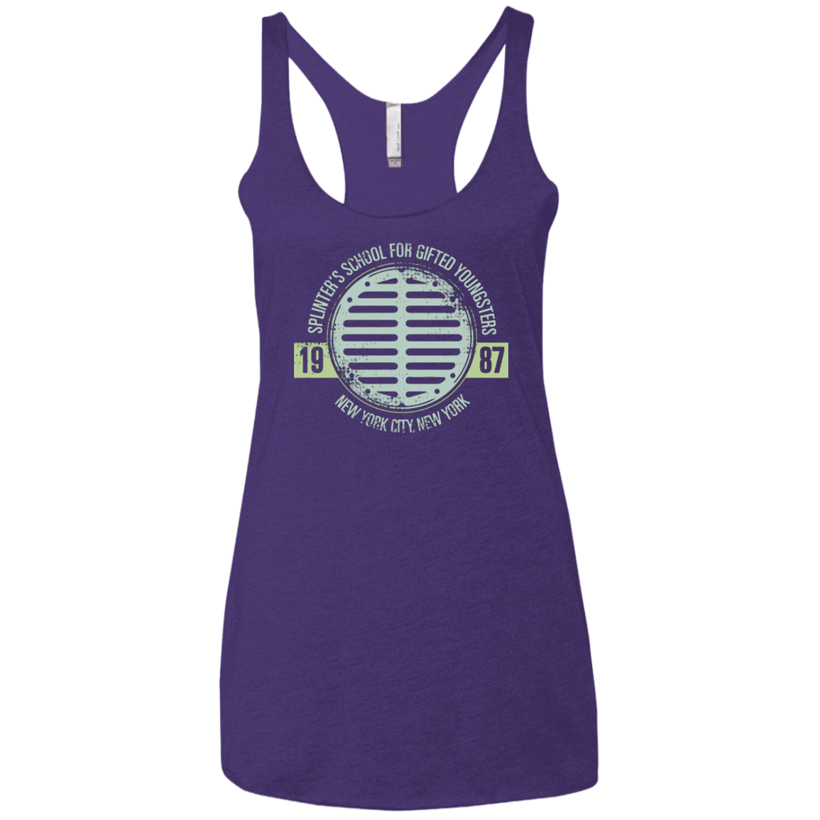 T-Shirts Purple / X-Small Splinters School Women's Triblend Racerback Tank